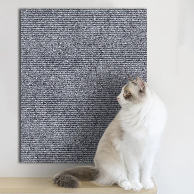 Self-Adhesive Anti-Cat Scratch Protectors for Sofas - DIY Trimmable Carpet Board for Cat Paws