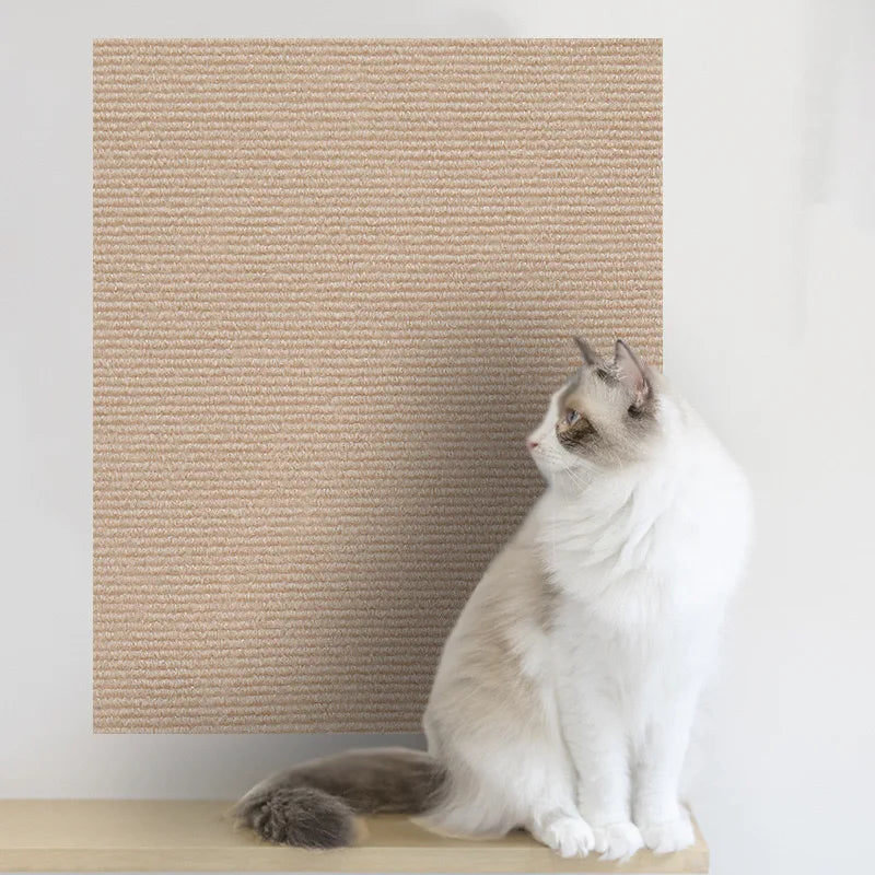 Self-Adhesive Anti-Cat Scratch Protectors for Sofas - DIY Trimmable Carpet Board for Cat Paws