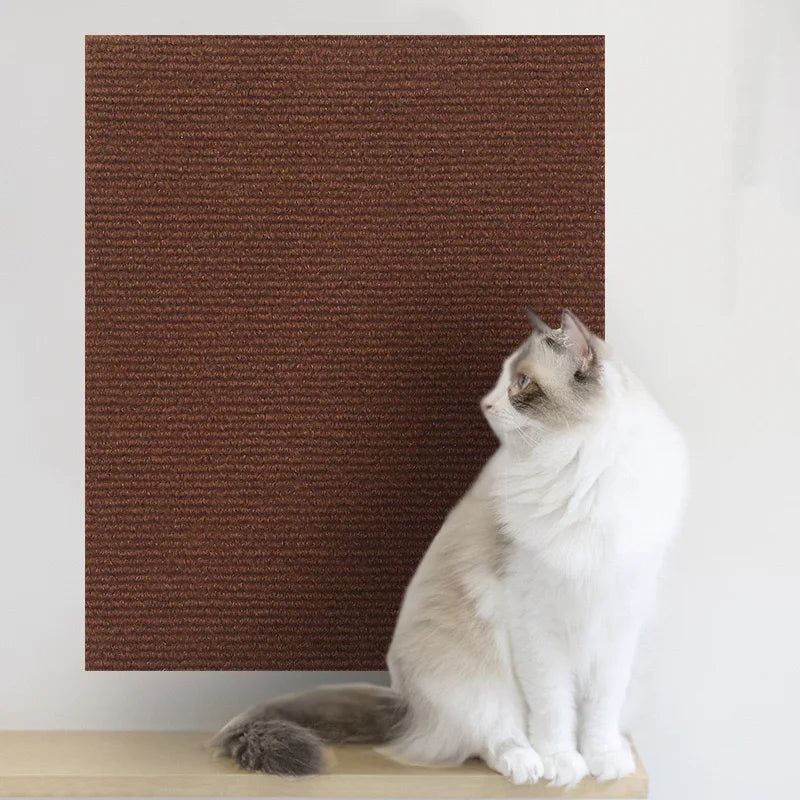 Self-Adhesive Anti-Cat Scratch Protectors for Sofas - DIY Trimmable Carpet Board for Cat Paws